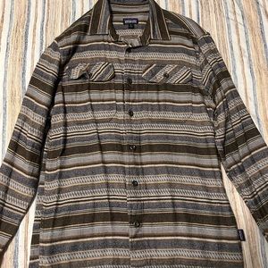 Patagonia Fjord Flannel Shirt Size Small